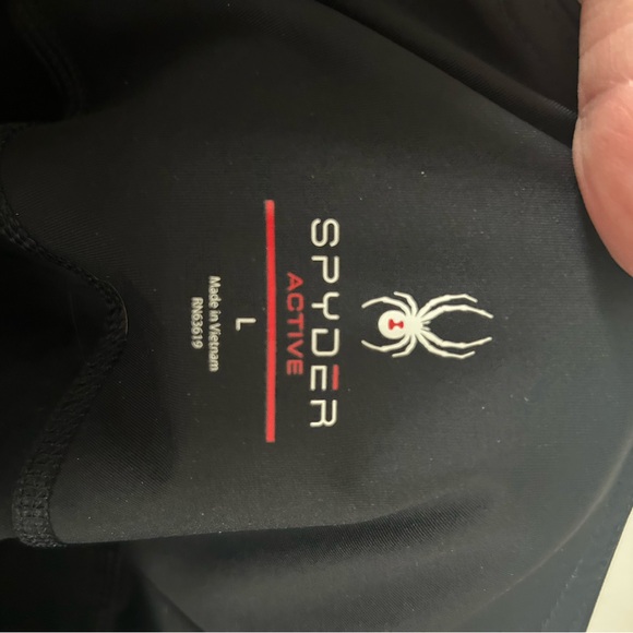 Spyder Active black leggings size L - Picture 3 of 5